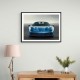 Ferrari 488 Spider - Blue Wall Art