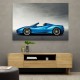 Ferrari 488 Spider in Blue 3 Wall Art