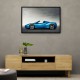 Ferrari 488 Spider in Blue 3 Wall Art