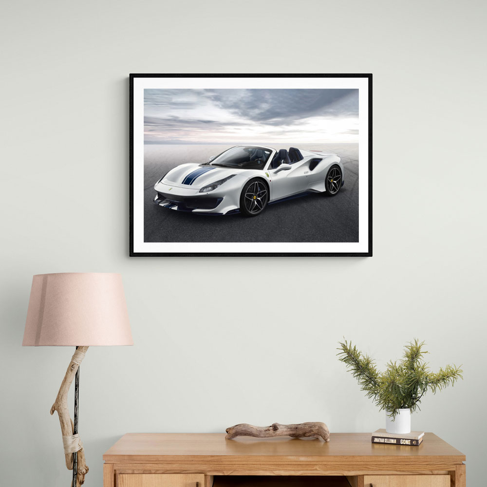 Ferrari 488 Pista Spider Wall Art