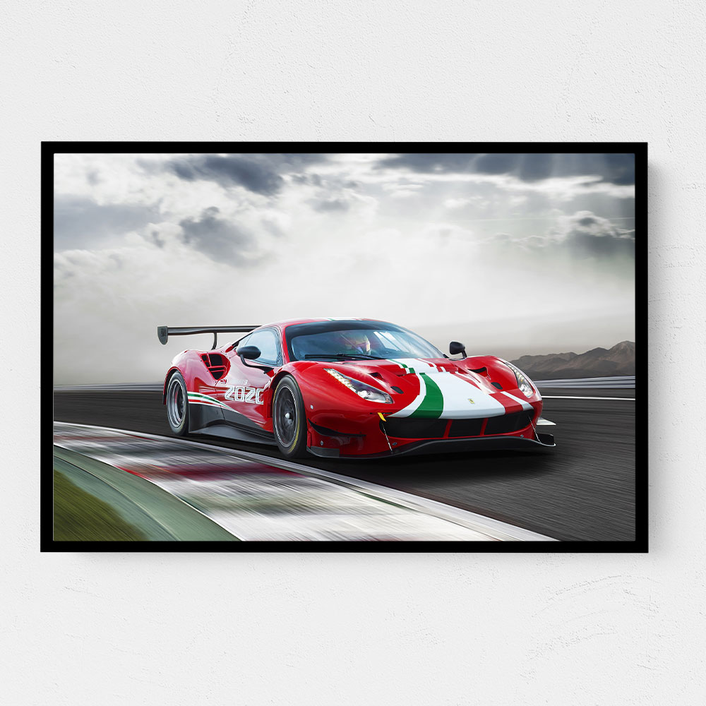 Ferrari 488 GT3 Evo Wall Art