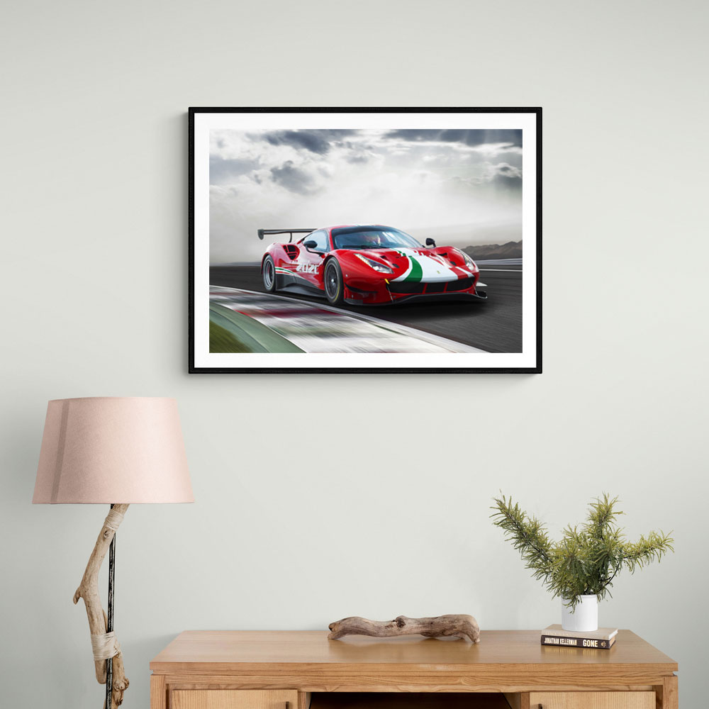 Ferrari 488 GT3 Evo Wall Art