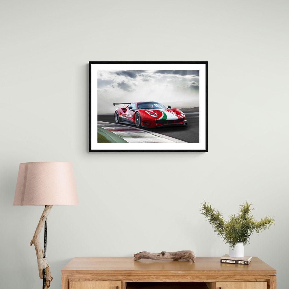 Ferrari 488 GT3 Evo Wall Art