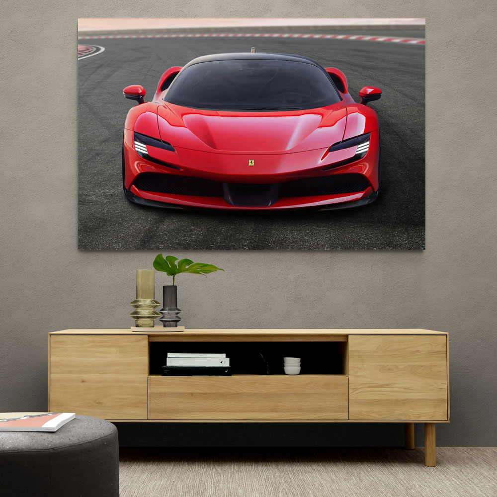 Ferrari SF90 Stradale Wall Art Ferrari SF90 Stradale Wall Art
