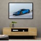 Ferrari SF90 Stradale Blue Wall Art