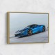 Ferrari SF90 Stradale Blue Wall Art