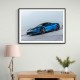 Ferrari SF90 Stradale Blue Wall Art