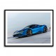 Ferrari SF90 Stradale Blue Wall Art