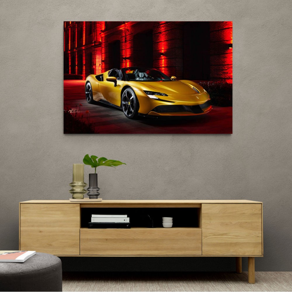 Ferrari SF90 Spider Wall Art