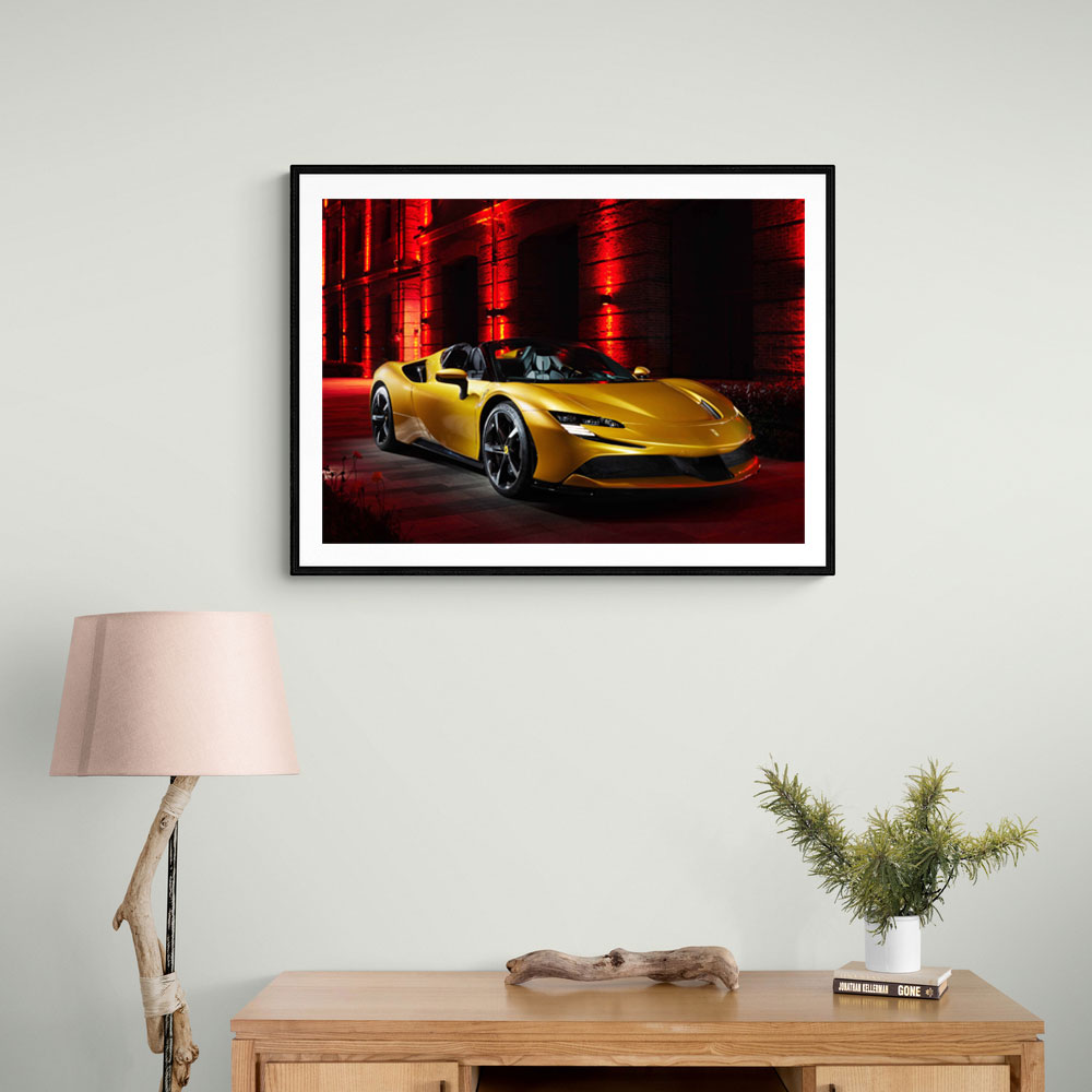 Ferrari SF90 Spider Wall Art