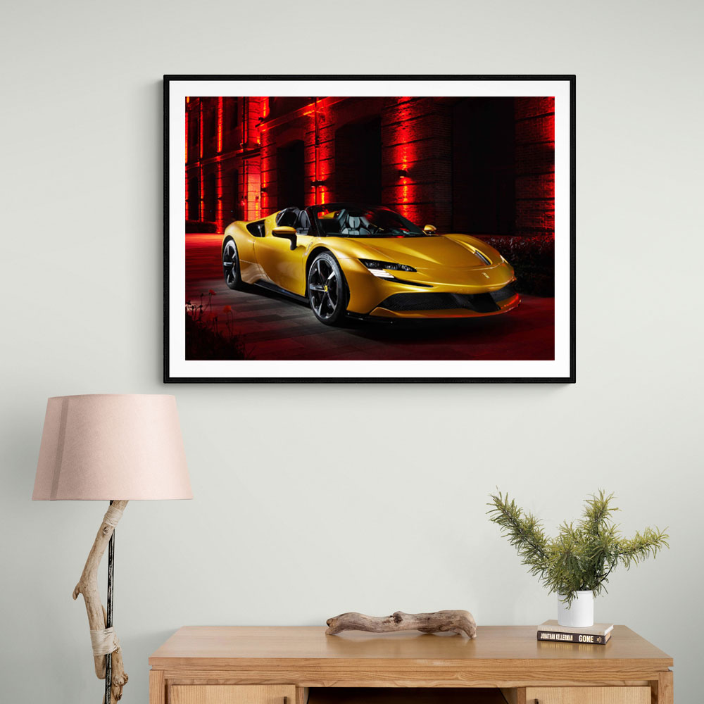 Ferrari SF90 Spider Wall Art