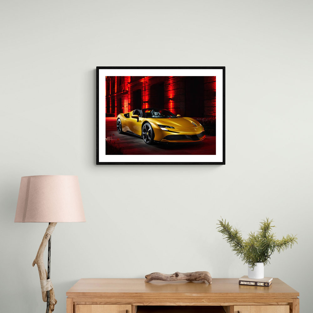 Ferrari SF90 Spider Wall Art