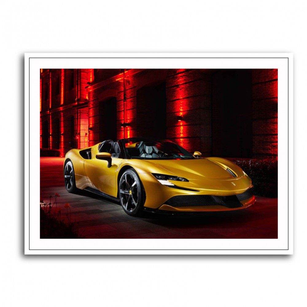 Ferrari SF90 Spider Wall Art