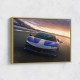 Ferrari SF90 Spider Blue Wall Art