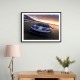 Ferrari SF90 Spider Blue Wall Art