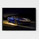 Ferrari SF90 Spider Blue 2 Wall Art