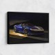 Ferrari SF90 Spider Blue 2 Wall Art