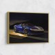 Ferrari SF90 Spider Blue 2 Wall Art