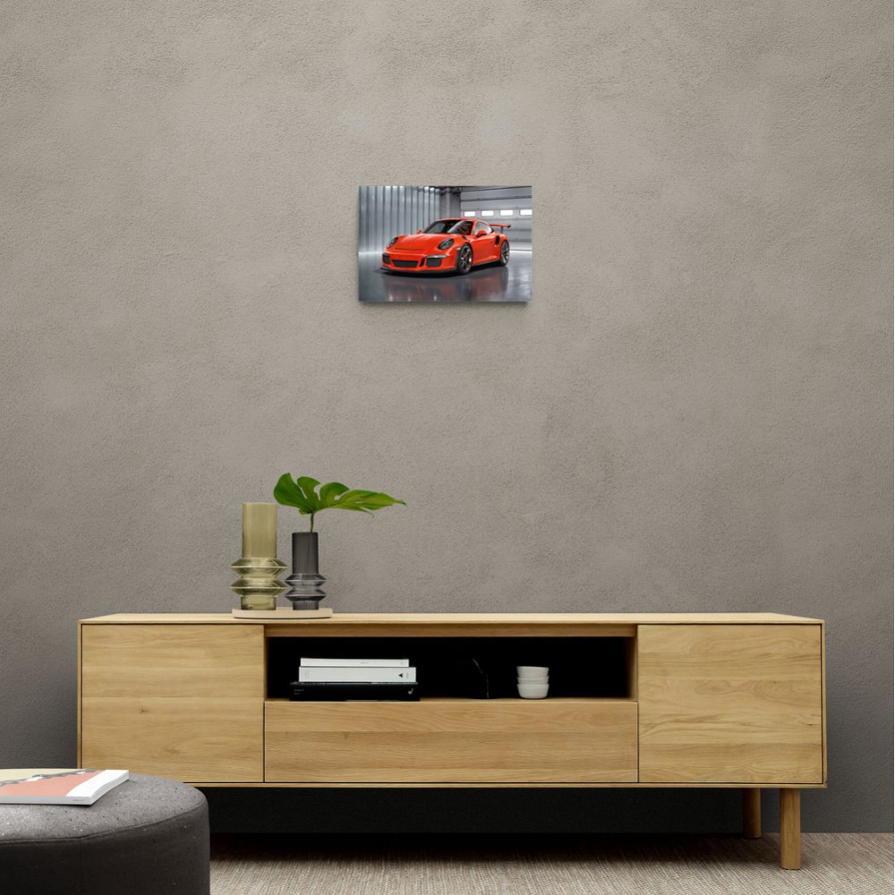 Porsche 911 GT3 Orange Wall Art