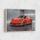 Porsche 911 GT3 Orange Wall Art