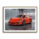 Porsche 911 GT3 Orange Wall Art