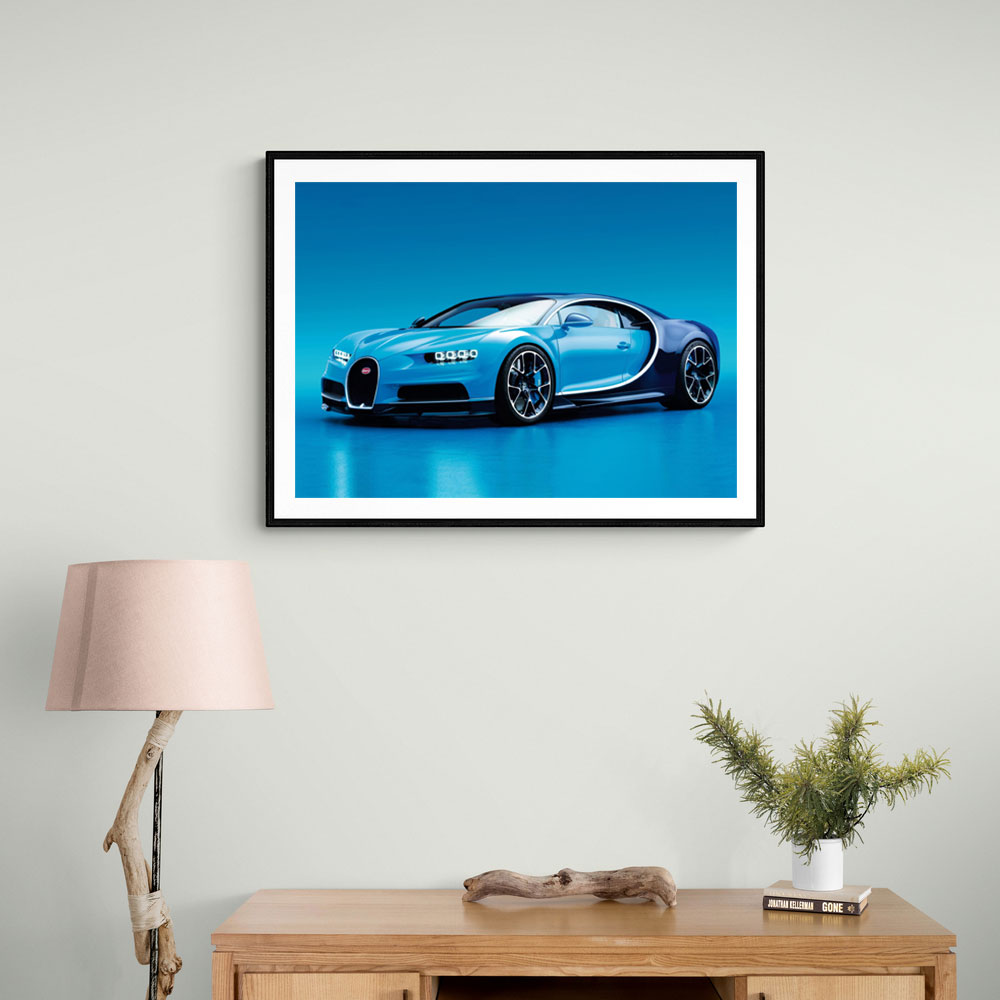 Bugatti Chiron Wall Art