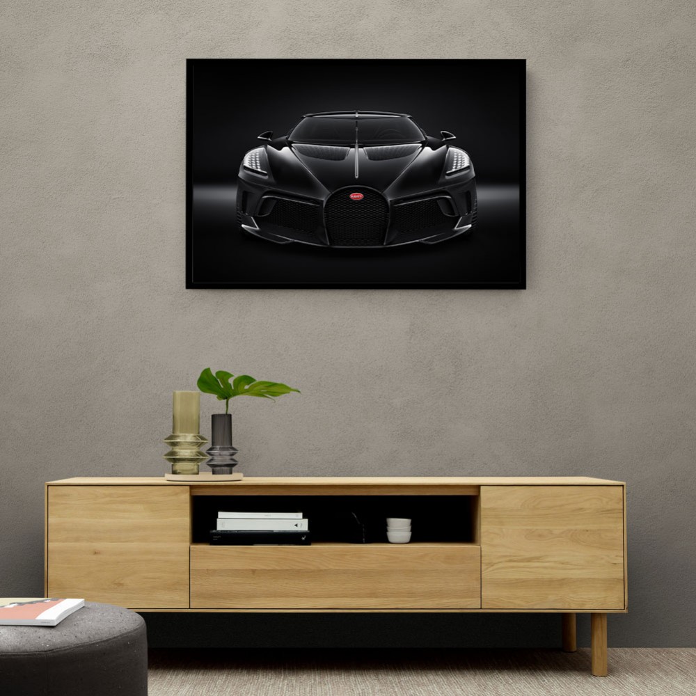 Bugatti La Voiture Noire Black Wall Art