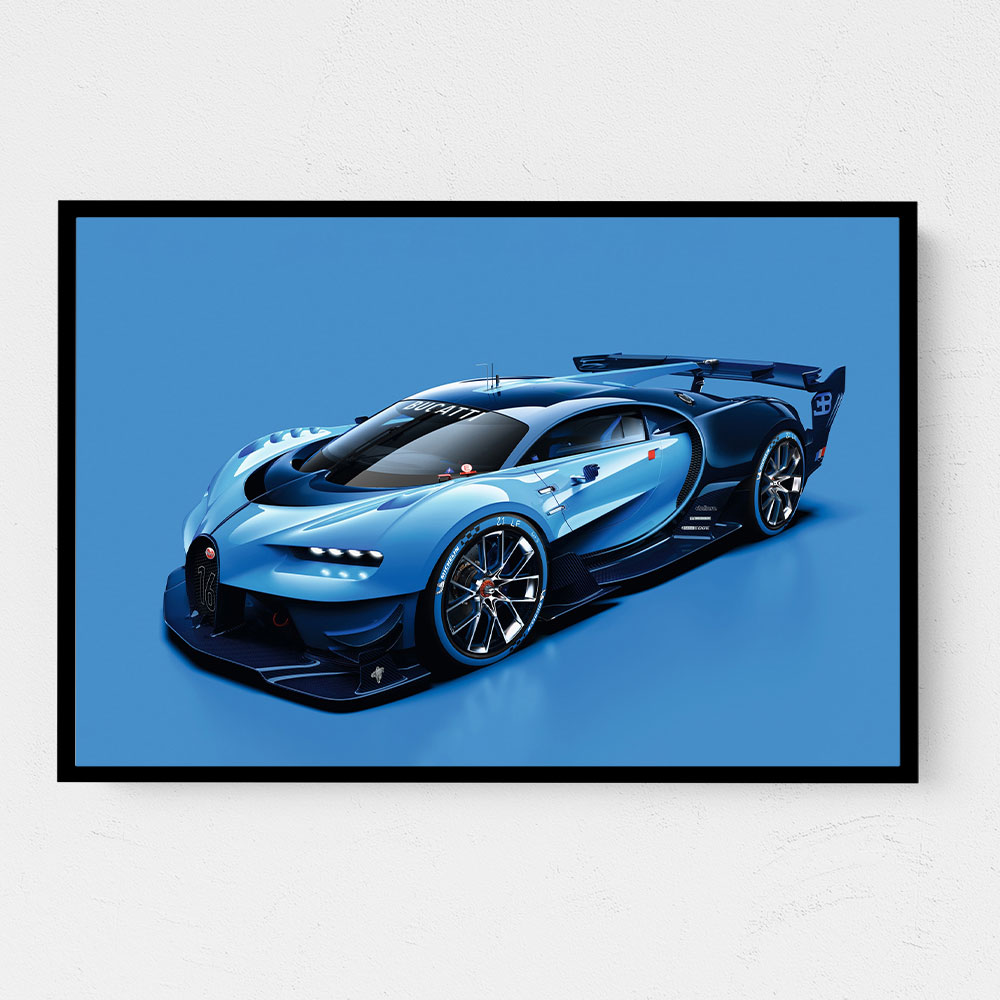 Bugatti Vision Gran Turismo Wall Art