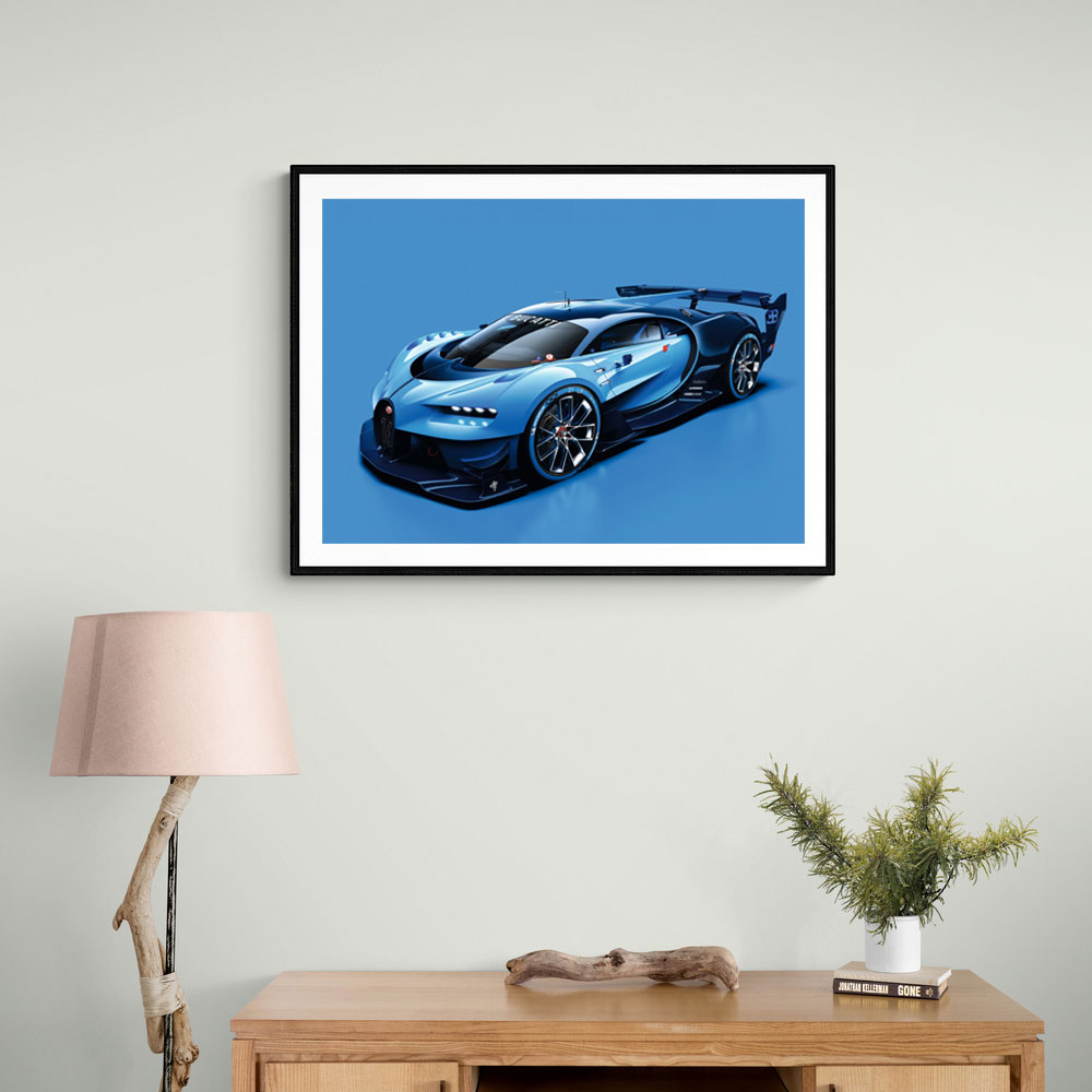 Bugatti Vision Gran Turismo Wall Art