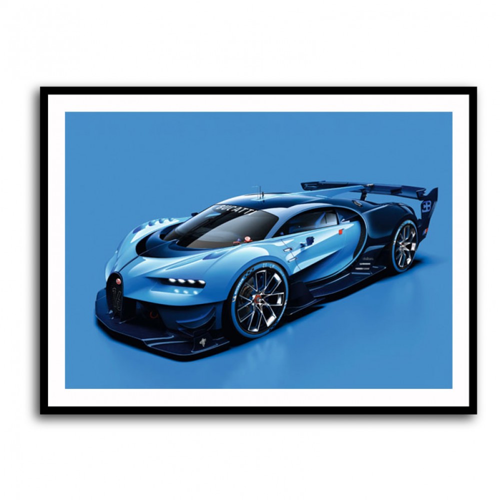 Bugatti Vision Gran Turismo Wall Art