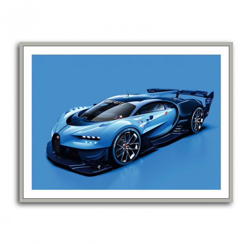 Bugatti Vision Gran Turismo Wall Art