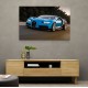Bugatti Chiron Blue Wall Art Bugatti Chiron Blue Wall Art