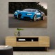 Bugatti Chiron Blue Wall Art