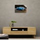 Bugatti Chiron Blue Wall Art Bugatti Chiron Blue Wall Art