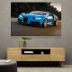 Bugatti Chiron Blue Wall Art