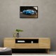 Bugatti Chiron Blue Wall Art Bugatti Chiron Blue Wall Art