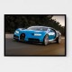 Bugatti Chiron Blue Wall Art Bugatti Chiron Blue Wall Art