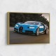 Bugatti Chiron Blue Wall Art Bugatti Chiron Blue Wall Art