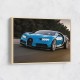 Bugatti Chiron Blue Wall Art Bugatti Chiron Blue Wall Art