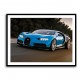 Bugatti Chiron Blue Wall Art Bugatti Chiron Blue Wall Art