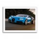 Bugatti Chiron Blue Wall Art Bugatti Chiron Blue Wall Art
