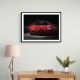 Bugatti Chiron Red Wall Art