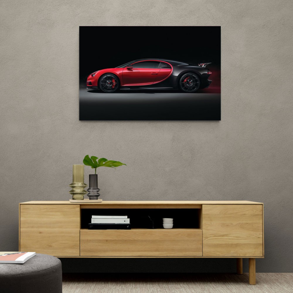 Bugatti Chiron Red 1 Wall Art