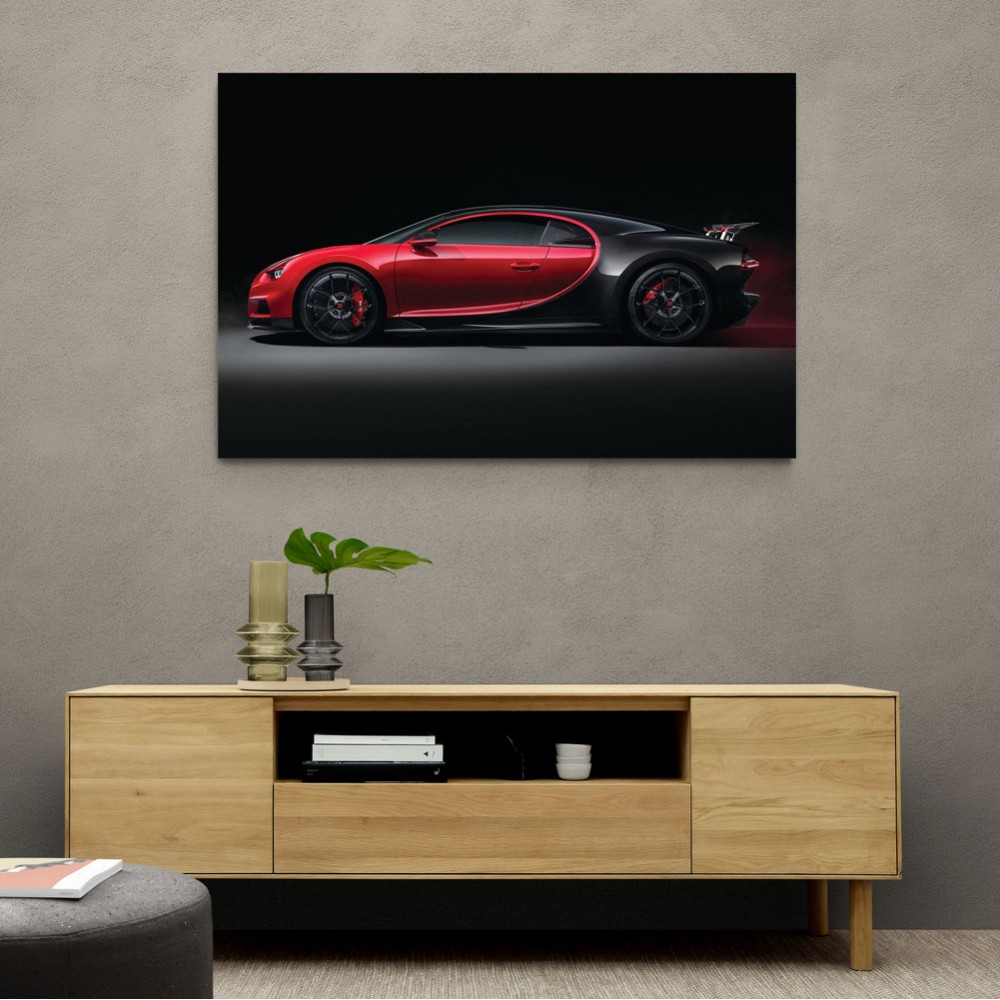 Bugatti Chiron Red 1 Wall Art