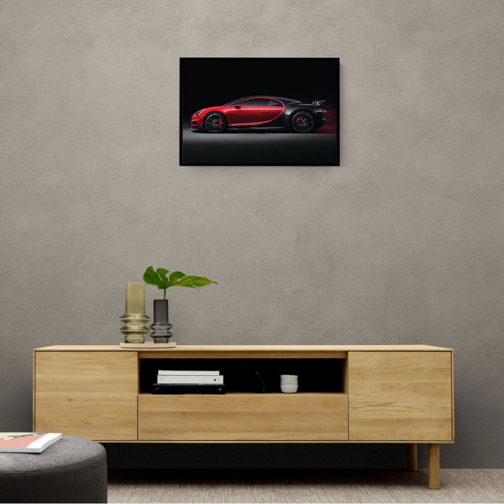 Bugatti Chiron Red 1 Wall Art