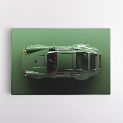 Porsche 911 Carrera Green Wall Art