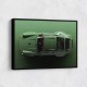 Porsche 911 Carrera Green Wall Art