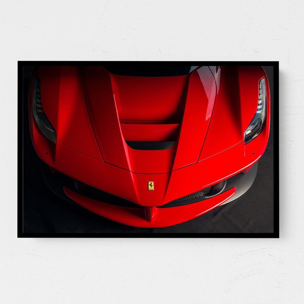 La Ferrari Bonnet Wall Art