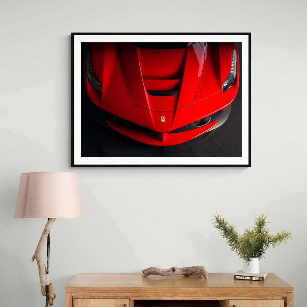 La Ferrari Bonnet Wall Art