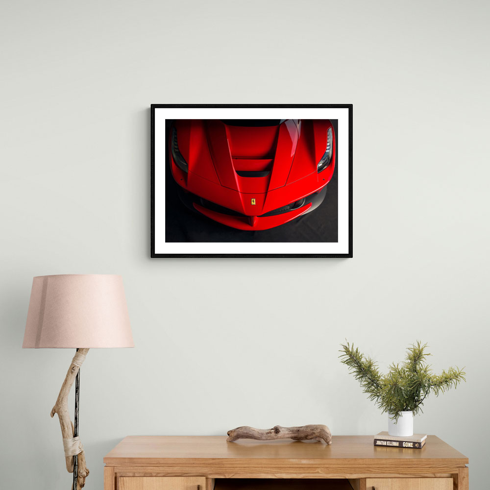 La Ferrari Bonnet Wall Art